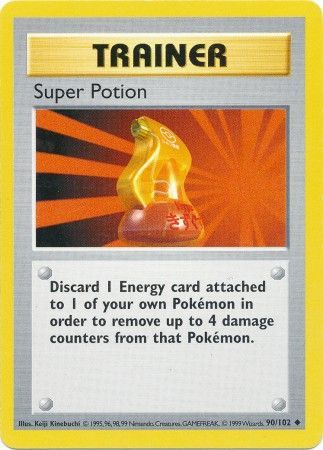 Super Potion (90/102) [Base Set Shadowless Unlimited] - Destination Retro
