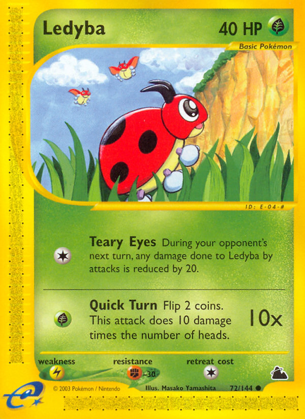 Ledyba (72/144) [Skyridge] - Destination Retro