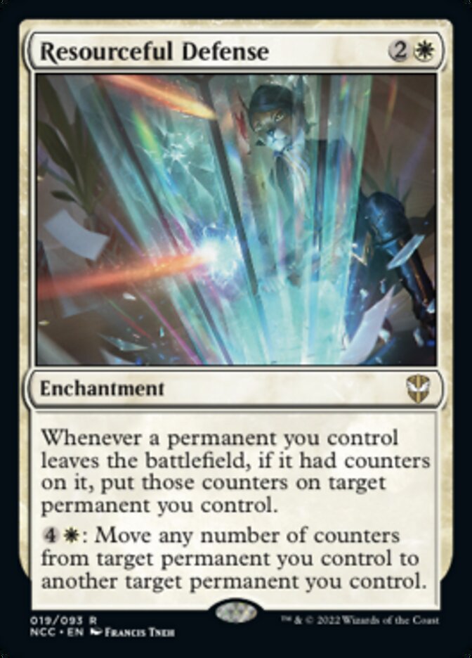 Resourceful Defense [Streets of New Capenna Commander] - Destination Retro