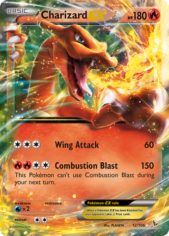 Charizard EX (12/106) [XY: Flashfire] - Destination Retro