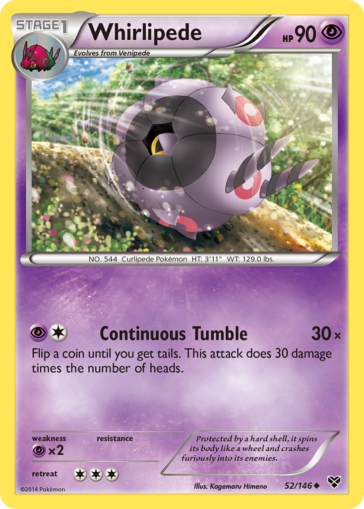 Whirlipede (52/146) [XY: Base Set] - Destination Retro