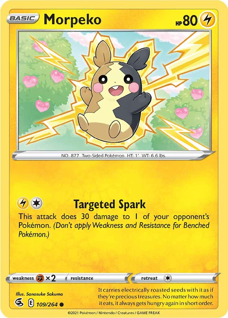 Morpeko (109/264) [Sword & Shield: Fusion Strike] - Destination Retro