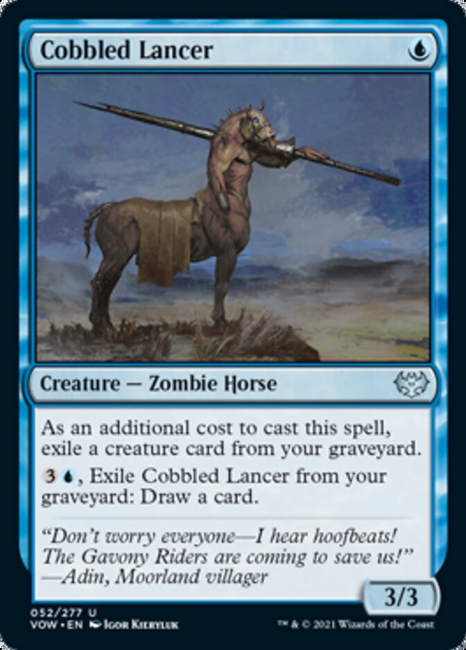Cobbled Lancer [Innistrad: Crimson Vow] - Destination Retro