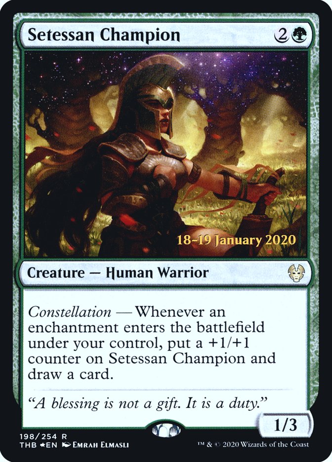 Setessan Champion [Theros Beyond Death Prerelease Promos] - Destination Retro