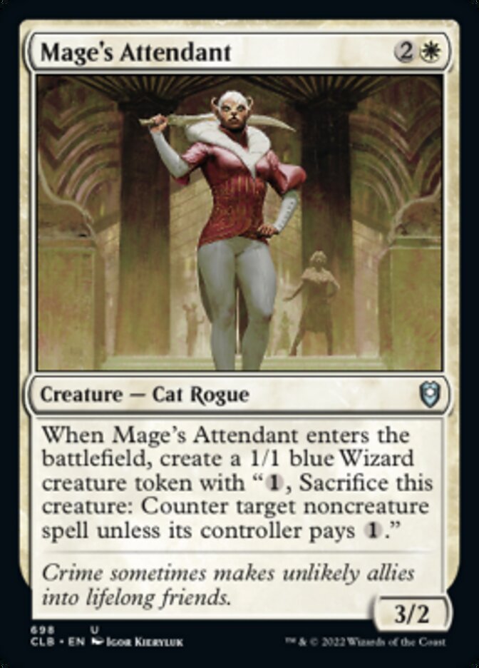 Mage's Attendant [Commander Legends: Battle for Baldur's Gate] - Destination Retro