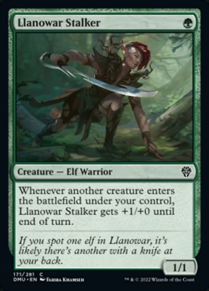 Llanowar Stalker [Dominaria United] - Destination Retro
