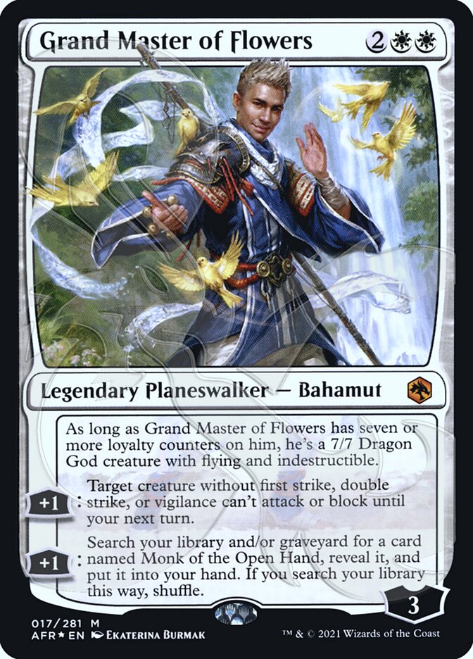 Grand Master of Flowers (Ampersand Promo) [Dungeons & Dragons: Adventures in the Forgotten Realms Promos] - Destination Retro