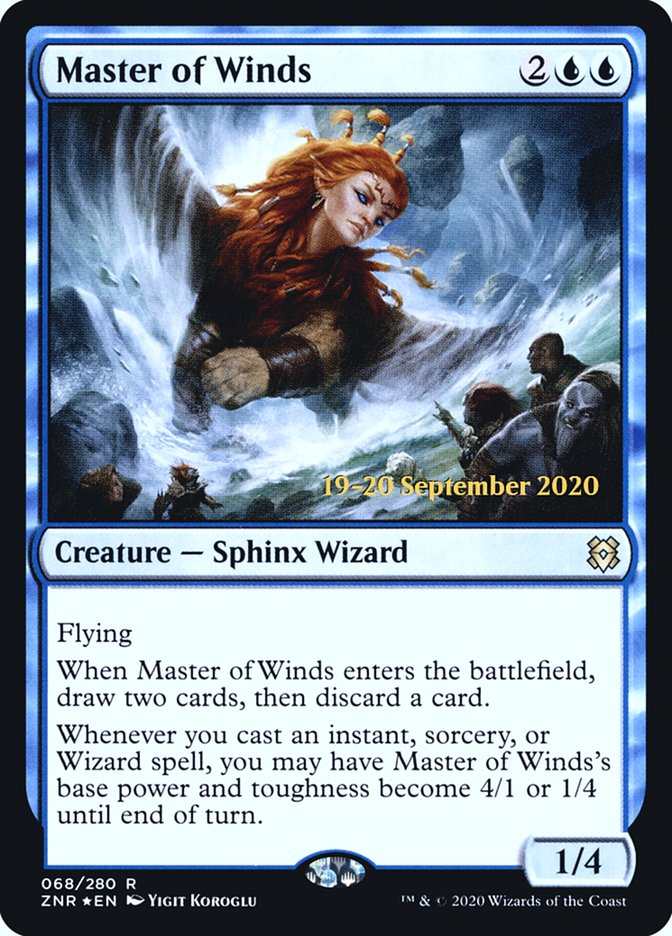 Master of Winds  [Zendikar Rising Prerelease Promos] - Destination Retro