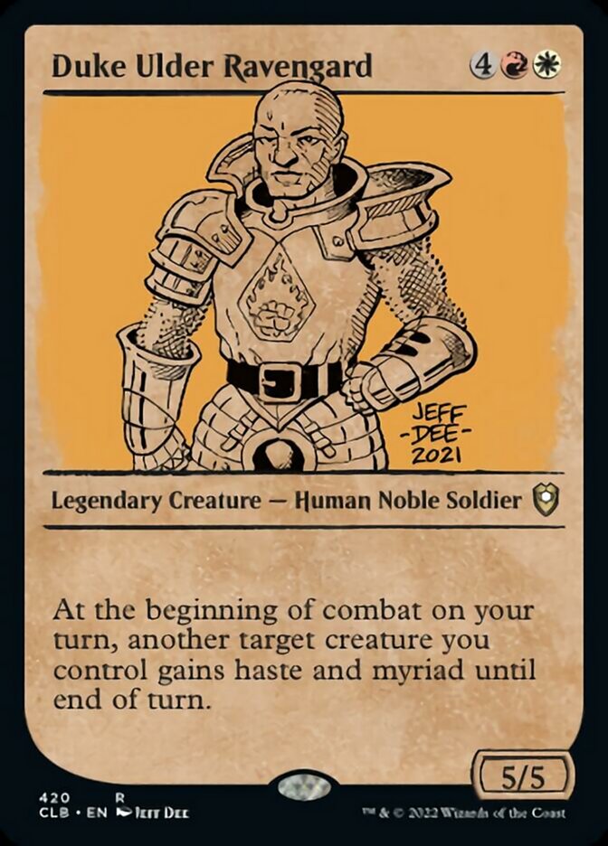 Duke Ulder Ravengard (Showcase) [Commander Legends: Battle for Baldur's Gate] - Destination Retro