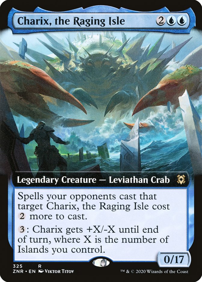 Charix, the Raging Isle (Extended Art) [Zendikar Rising] - Destination Retro