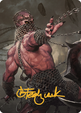 Chain Devil Art Card (Gold-Stamped Signature) [Commander Legends: Battle for Baldur's Gate Art Series] - Destination Retro