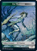 Elf Warrior // Germ Double-sided Token [Double Masters Tokens] - Destination Retro