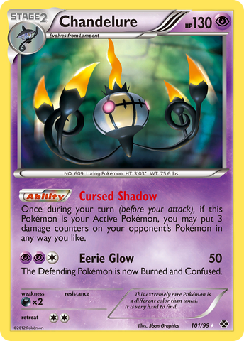Chandelure (101/99) [Black & White: Next Destinies] - Destination Retro