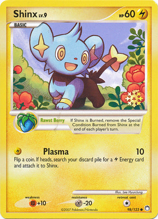 Shinx (98/123) [Countdown Calendar Promos] - Destination Retro