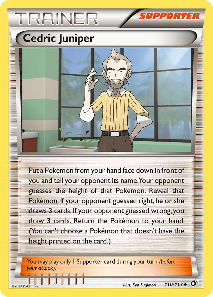 Cedric Juniper (110/113) [Black & White: Legendary Treasures] - Destination Retro
