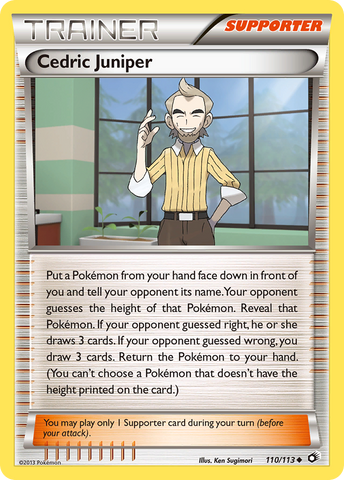 Cedric Juniper (110/113) [Black & White: Legendary Treasures] - Destination Retro