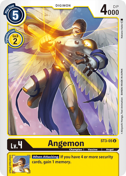 Angemon [ST3-05] [Starter Deck: Heaven's Yellow] - Destination Retro