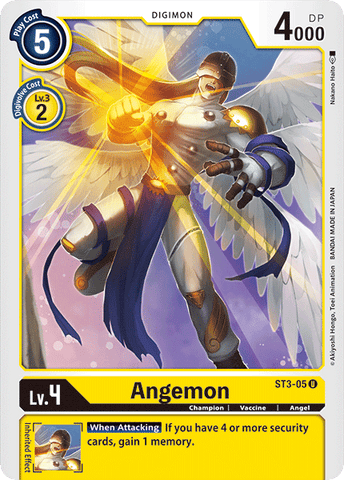 Angemon [ST3-05] [Starter Deck: Heaven's Yellow] - Destination Retro