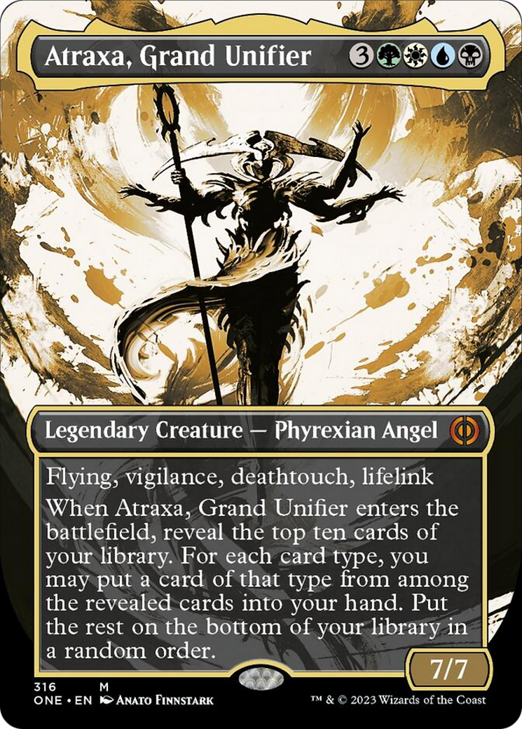 Atraxa, Grand Unifier (Borderless Ichor) [Phyrexia: All Will Be One] - Destination Retro