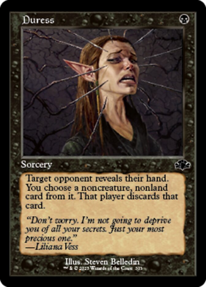 Duress (Retro) [Dominaria Remastered] - Destination Retro