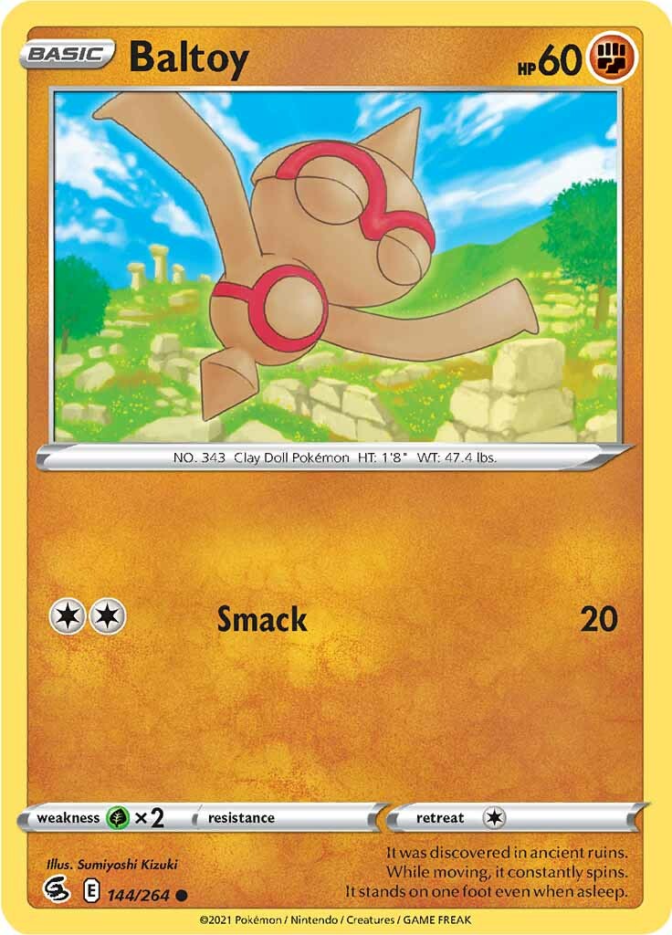 Baltoy (144/264) [Sword & Shield: Fusion Strike] - Destination Retro