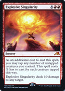 Explosive Singularity [Kamigawa: Neon Dynasty Prerelease Promos] - Destination Retro