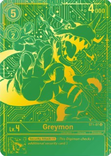 Greymon [ST1-07] (2021 Championship Finals Top 16) [Starter Deck: Gaia Red Promos] - Destination Retro