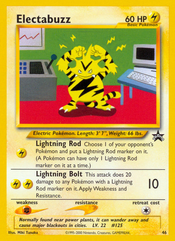 Electabuzz (46) [Wizards: Black Star Promos] - Destination Retro