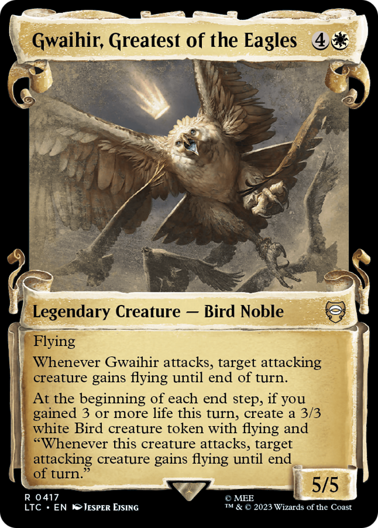 Gwaihir, Greatest of the Eagles [The Lord of the Rings: Tales of Middle-Earth Commander Showcase Scrolls] - Destination Retro