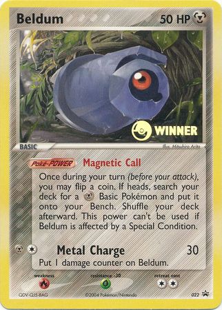 Beldum (22) (Winner Promo) [League & Championship Cards] - Destination Retro