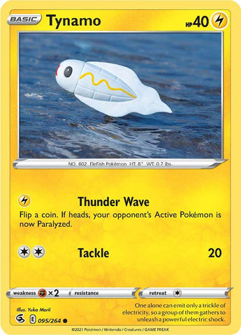 Tynamo (095/264) [Sword & Shield: Fusion Strike] - Destination Retro