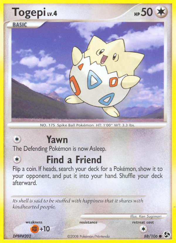 Togepi (88/106) [Diamond & Pearl: Great Encounters] - Destination Retro