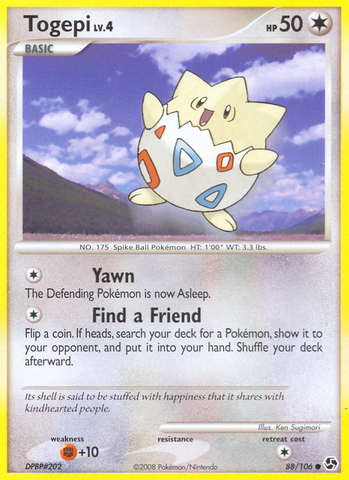 Togepi (88/106) [Diamond & Pearl: Great Encounters] - Destination Retro