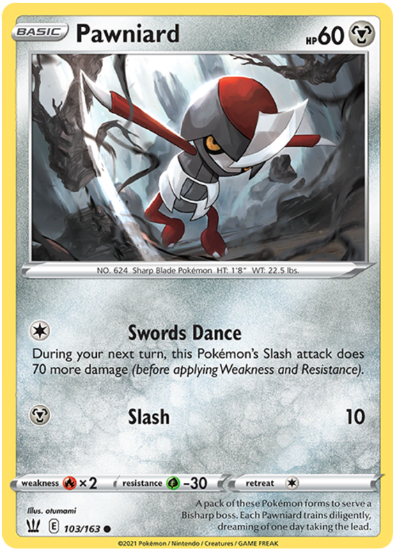Pawniard (103/163) [Sword & Shield: Battle Styles] - Destination Retro
