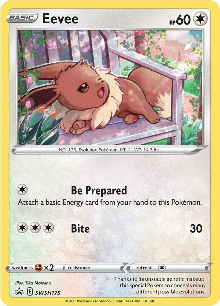 Eevee (SWSH175) [Sword & Shield: Black Star Promos] - Destination Retro