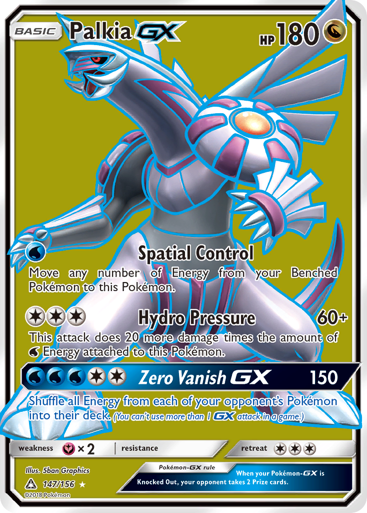 Palkia GX (147/156) [Sun & Moon: Ultra Prism] - Destination Retro