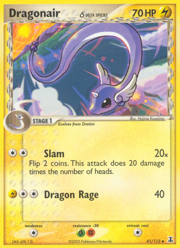 Dragonair (41/113) (Delta Species) [EX: Delta Species] - Destination Retro