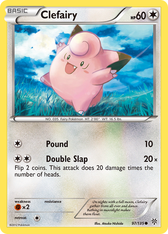 Clefairy (97/135) [Black & White: Plasma Storm] - Destination Retro