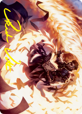 Revel in Silence Art Card (Gold-Stamped Signature) [Strixhaven: School of Mages Art Series] - Destination Retro