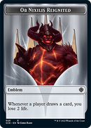 Ob Nixilis Reignited // Ob Nixilis Reignited Double-Sided Token [Starter Commander Decks] - Destination Retro