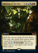 Meeting of the Five (Extended Art) [Streets of New Capenna] - Destination Retro