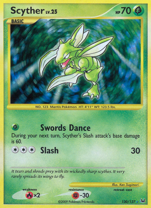 Scyther (130/127) [Platinum: Base Set] - Destination Retro