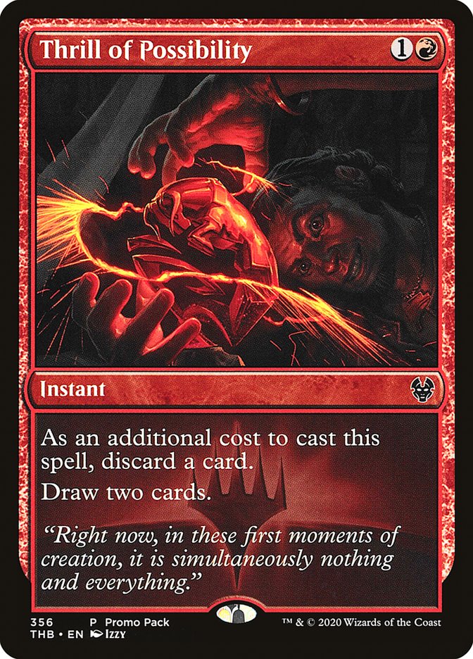 Thrill of Possibility (Promo Pack) [Theros Beyond Death Promos] - Destination Retro
