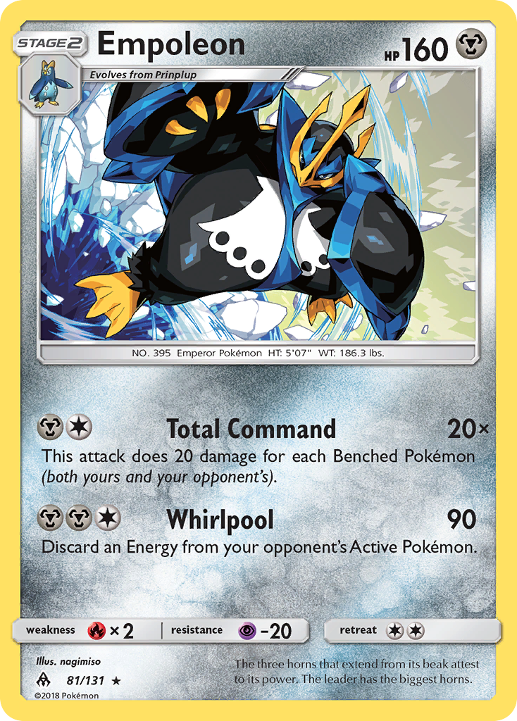 Empoleon (81/131) [Sun & Moon: Forbidden Light] - Destination Retro