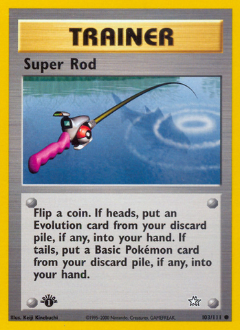 Super Rod (103/111) [Neo Genesis 1st Edition] - Destination Retro