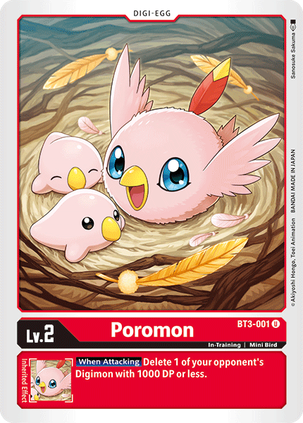 Poromon [BT3-001] [Release Special Booster Ver.1.5] - Destination Retro