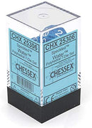 SUPPLIES - DICE - CHX 25306- SPECKLED WATER 7-DIE SET - Destination Retro