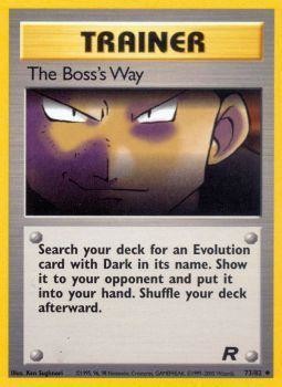 The Boss's Way (73/82) [Team Rocket Unlimited] - Destination Retro