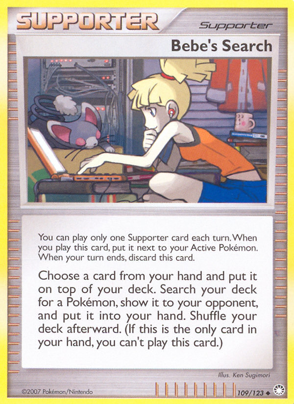 Bebe's Search (109/123) [Diamond & Pearl: Mysterious Treasures] - Destination Retro