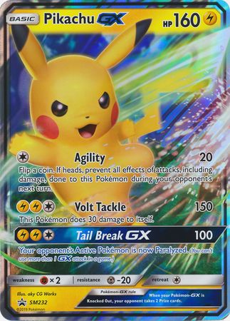 Pikachu GX (SM232) (Jumbo Card) [Sun & Moon: Black Star Promos] - Destination Retro